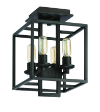 Craftmade 41554-ABZ - 4 - Light Semi-Flush Mount