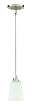 Craftmade 41991-BNK - 1 - Light Mini Pendant in Brushed Polished Nickel