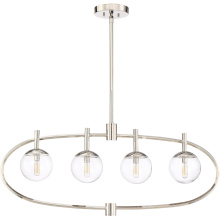 Craftmade 45574-PLN - 4 - Light Linear Chandelier