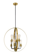 Craftmade 50336-FBSB - 6 - Light Chandelier