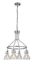 Craftmade 51224-PLN - 4 - Light Chandelier