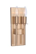 Craftmade 54362-SB - 2 - Light Wall Sconce in Satin Brass