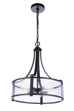 Craftmade 55395-FB - 5 - Light Pendant in Flat Black