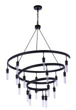 Craftmade 55418-FB - 18 - Light Chandelier in Flat Black