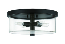 Craftmade 55684-FB - 4 - Light Flush Mount in Flat Black