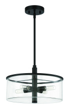 Craftmade 55694-FB - 4 - Light Pendant in Flat Black