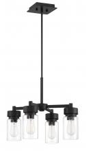 Craftmade 57124-MN - 4 - Light Outdoor Chandelier in Midnight