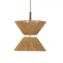 Craftmade 58591-CHWAL - 1 - Light Pendant in Chrome/Walnut