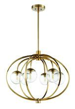 Craftmade 45526-SB - 6 - Light Chandelier in Satin Brass