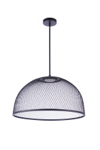 Craftmade P1005FB-LED - Sculptural Statement Metal Mesh Dome Pendant in Flat Black