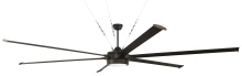 Craftmade PRT120ESP6 - 120" Smart LED Fan in Espresso