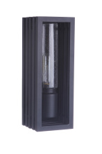 Craftmade ZA2800-TB - 1 Light Small Outdoor Wall Lantern in Textured Black