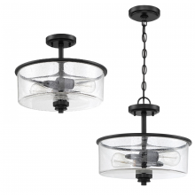 Craftmade 50552-FB - 2 - Light Semi-Flush Convertible Pendant