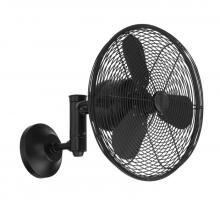 Craftmade BW414FB3 - 14" Indoor/Outdoor Wall Fan in Flat Black
