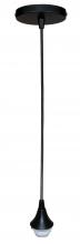 Craftmade CPM-MBK - 1 - Light Mini Pendant Hardware in Matte Black