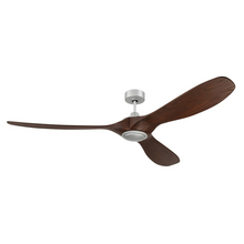 Craftmade EVY72PN3 - 72" LED Fan Painted Nickel w/ Dark Cedar Blades
