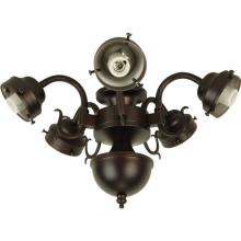 Craftmade F545-AB-LED - 5 Light Cast Fitter w/5x9w LED
