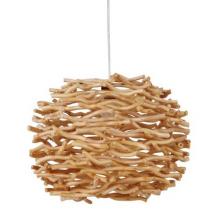 Craftmade SW2001-NT - 1 - Light Swag Pendant Natural Wood w/ Plug