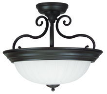 Craftmade X124-TW - 2 - Light Semi-Flush Mount