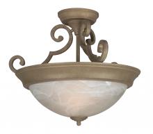 Craftmade X224-MO - Mocha Bowl Semi-Flush Mount