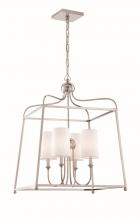 Crystorama 2244-PN - 4 - Light Chandelier