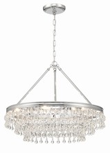 Crystorama 237-CH - 6 - Light Chandelier Polished Chrome