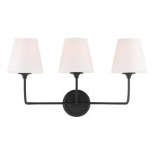 Crystorama 2443-OP-BF - 3 - Light Vanity