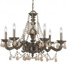 Crystorama 5026-VB-GT-MWP - 6 - Light Chandelier