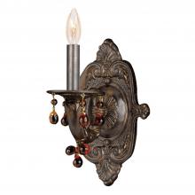 Crystorama 5201-VB-AMBER - 1 - Light Wall Sconce