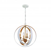 Crystorama 584-MT-GA - 4 - Light Sphere Mini Chandelier