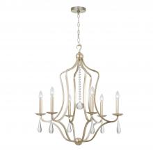 Crystorama 5976-SL - 6 - Light Chandelier