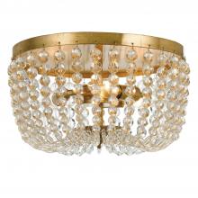 Crystorama 600-GA - 3 - Light Flush Mount