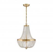 Crystorama 603-GA - 3 - Light Chandelier