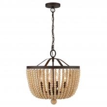 Crystorama 604-FB - 4 - Light Pendant