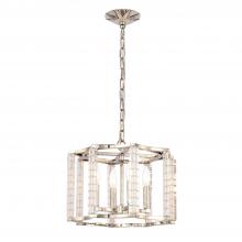Crystorama 8854-PN - 4 - Light Mini Chandelier