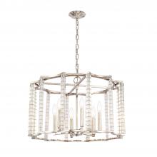 Crystorama 8856-PN - 6 - Light Chandelier