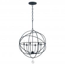 Crystorama 9226-BK - 6 - Light Chandelier