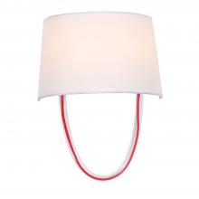 Crystorama 9902-RD-CL - 2 - Light Polished Chrome Sconce