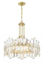Crystorama BOL-8888-AG - 8 - Light Aged Brass Chandelier