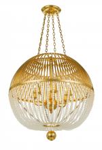 Crystorama DUV-626-GA - 6 - Light Pendant