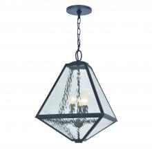 Crystorama GLA-9705-WT-BC - 3 - Light Indoor/Outdoor Pendant
