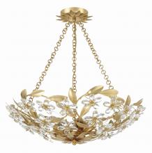 Crystorama MSL-306-GA - 6 - Light Antique Gold Chandelier