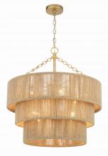 Crystorama SHY-10907-SG - 10 - Light Chandelier