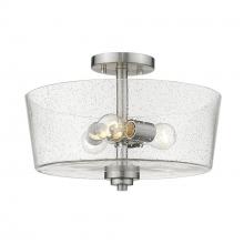 Acclaim Lighting IN61104SN - 3 - Light Semi-Flush Mount