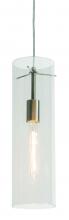 AFX Lighting, Inc. VIP05MBSNCL - 1 - Light Pendant - Satin Nickel - Clear