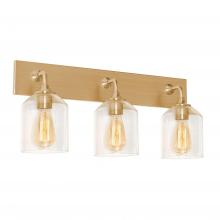 AFX Lighting, Inc. WMMV2411MBSB - 3 - Light Vanity Medium Base SB