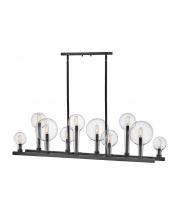 Hinkley Merchant 30528BK - 10 - Light Linear Chandelier