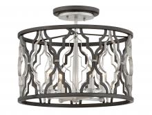 Hinkley Merchant 3063GG - 4 - Light Semi-Flush Convertible Pendant