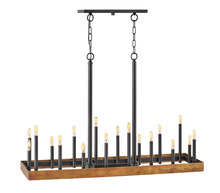 Hinkley Merchant 3868WA - 18 - Light Linear Chandelier