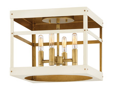 Hinkley Merchant 4071HB-WT - 4 - Light Flush Mount